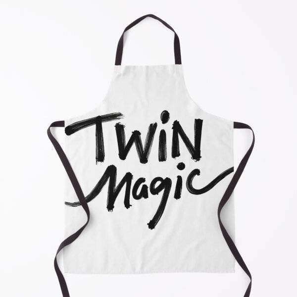 Item preview, TWIN MAGIC Hand Lettering Tattoo Flash Design designed and sold by Qubivibe.
