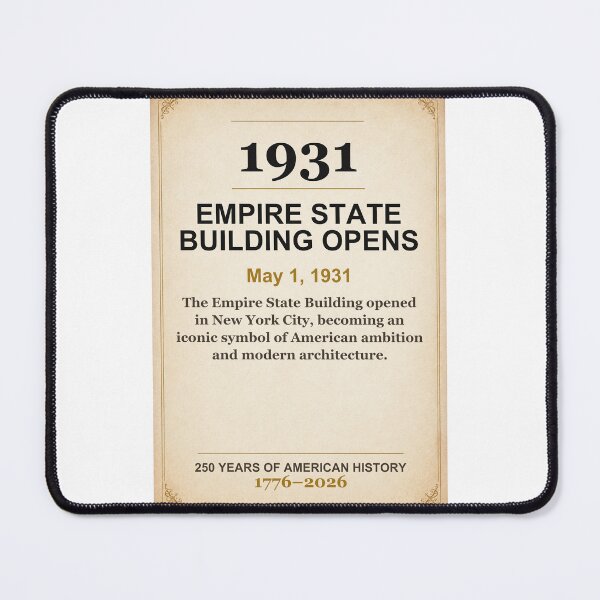Item preview, America 250 | Empire State Building Opens | 1931 designed and sold by ariksworld.