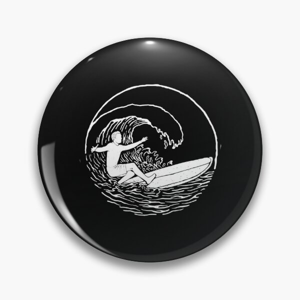 Item preview, Surfing Ocean Wave Vintage Surfer designed and sold by Gbriel3.