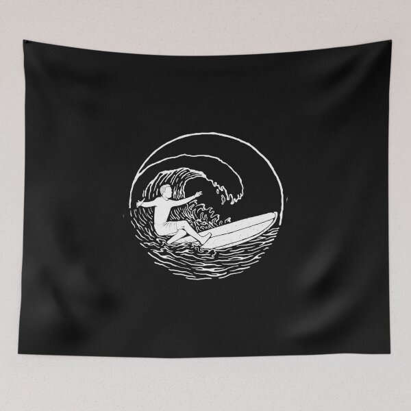 Item preview, Surfing Ocean Wave Vintage Surfer designed and sold by Gbriel3.