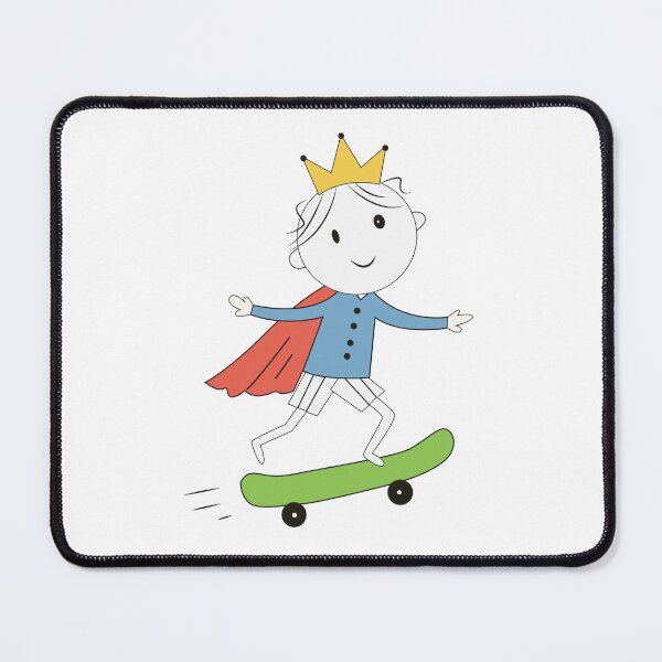 Item preview, Little Prince on Skateboard | Cool Skater Boy Art designed and sold by TatinkaArtskill.