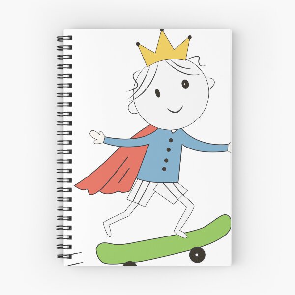 Item preview,  Little Prince on Skateboard | Cool Skater Boy Art designed and sold by TatinkaArtskill.