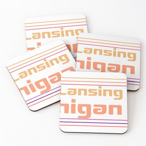 Item preview, East Lansing Michigan City Marked On Map designed and sold by TheIconSmith.
