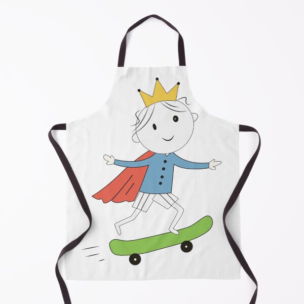 Item preview, Little Prince on Skateboard | Cool Skater Boy Art designed and sold by TatinkaArtskill.