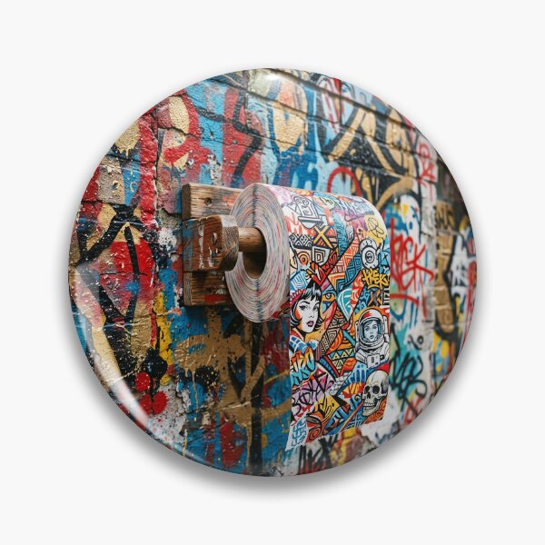 Item preview, Bathroom Art Roll Of Toilet Paper designed and sold by Home Decor Art.