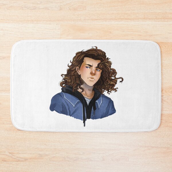 Item preview, Curly-haired character looks forward with calm, thoughtful expression. designed and sold by KireVeronica.