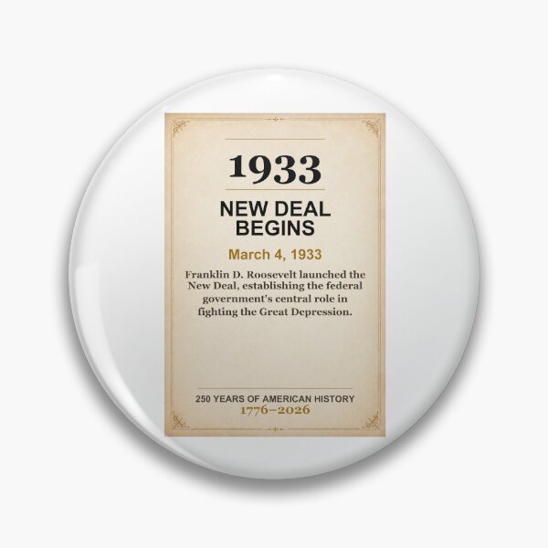 Item preview, America 250 | New Deal Begins | 1933 designed and sold by ariksworld.