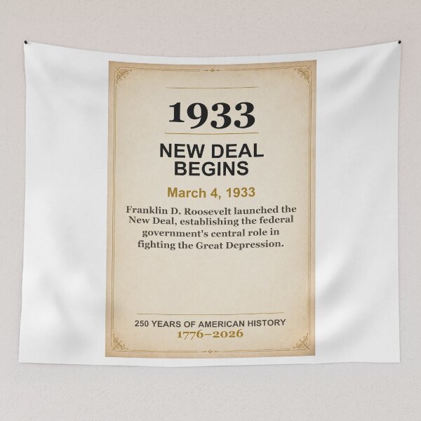 Item preview, America 250 | New Deal Begins | 1933 designed and sold by ariksworld.