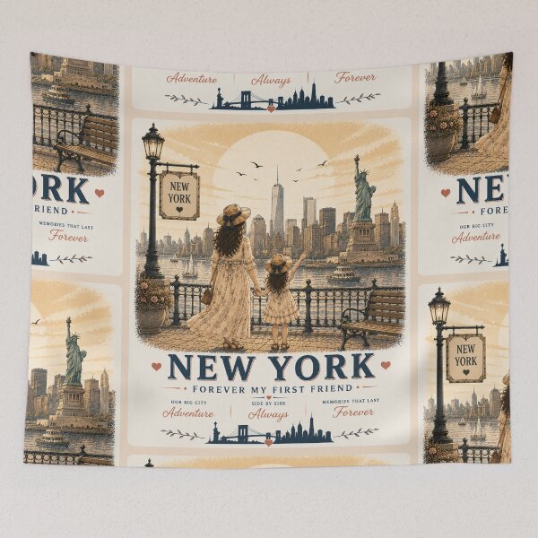 Item preview, New York Mother Daughter Duo Forever My First Friend designed and sold by BagFactoryUK.