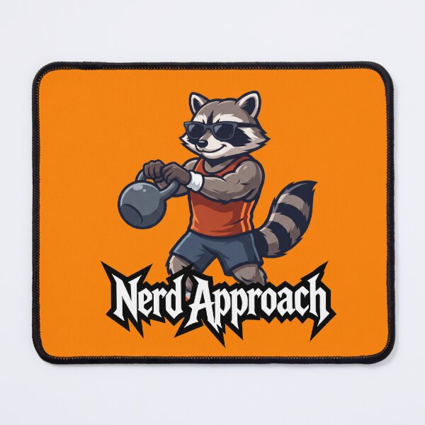 Item preview, Kettlebell Raccoon, Obsessed with Every Interval designed and sold by NerdApproach.