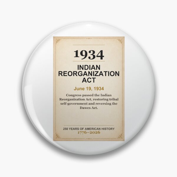 Item preview, America 250 | Indian Reorganization Act | 1934 designed and sold by ariksworld.