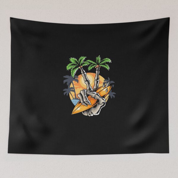 Item preview, Surf Skeleton Beach Funny Summer Skull  designed and sold by Gbriel3.