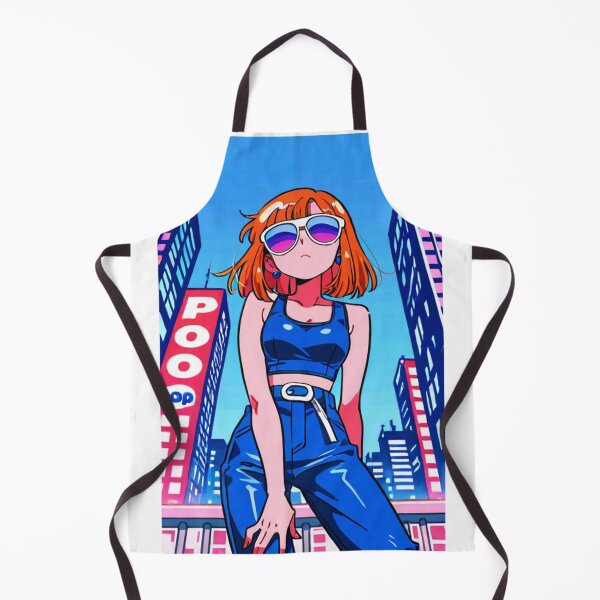 Item preview, Art - Manga Young Woman, 1980s City Pop Influence designed and sold by AnimeShin.