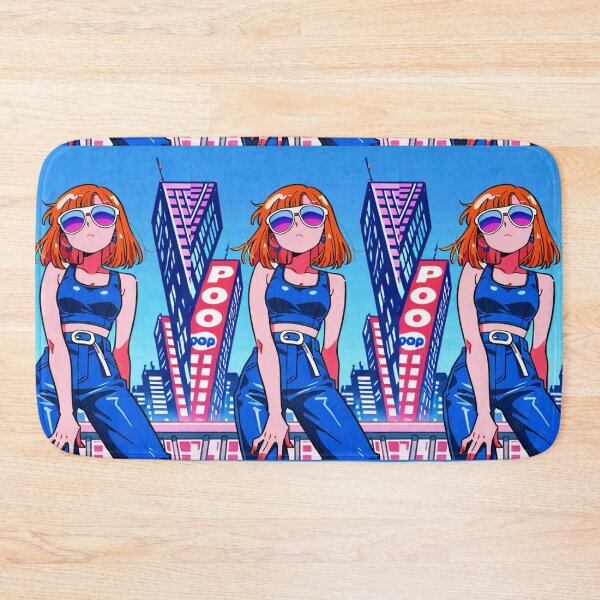 Item preview, Art - Manga Young Woman, 1980s City Pop Influence designed and sold by AnimeShin.