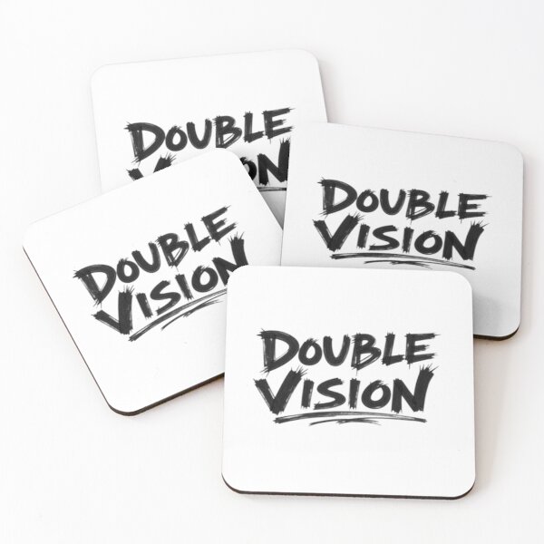 Artikelvorschau, DOUBLE VISION - Bold Black Ink Hand Lettering for Gemini Lovers entworfen und verkauft von Qubivibe.