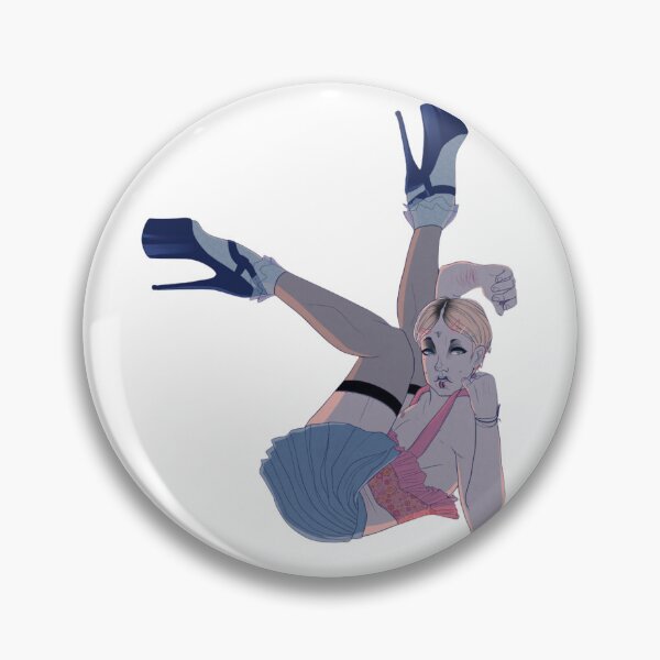 Item preview, Stylish figure strikes dramatic pose wearing bold contemporary outfit. designed and sold by KireVeronica.