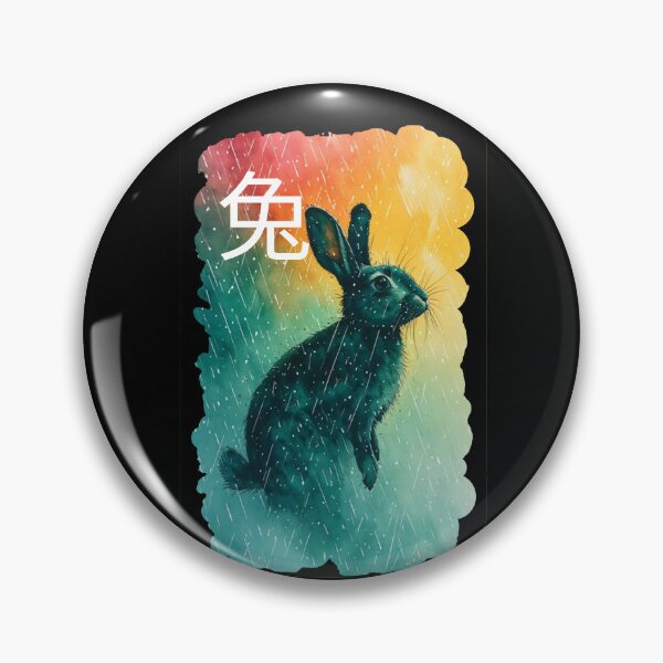 Item preview, Zodiac in the Rain | Year of the Rabbit designed and sold by halibutgoatramb.