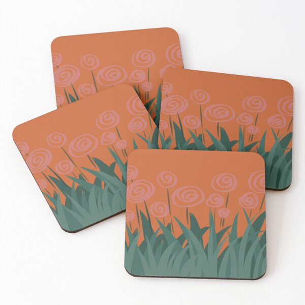 Item preview, Wild flower with orange background designed and sold by EnggarP.