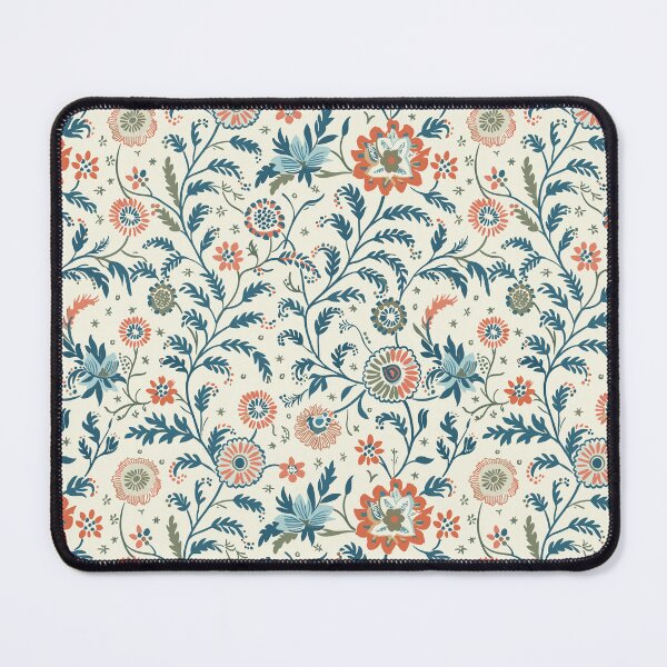 Item preview, Vintage Indian Kalamkari Floral Pattern designed and sold by Hanna Ryan.