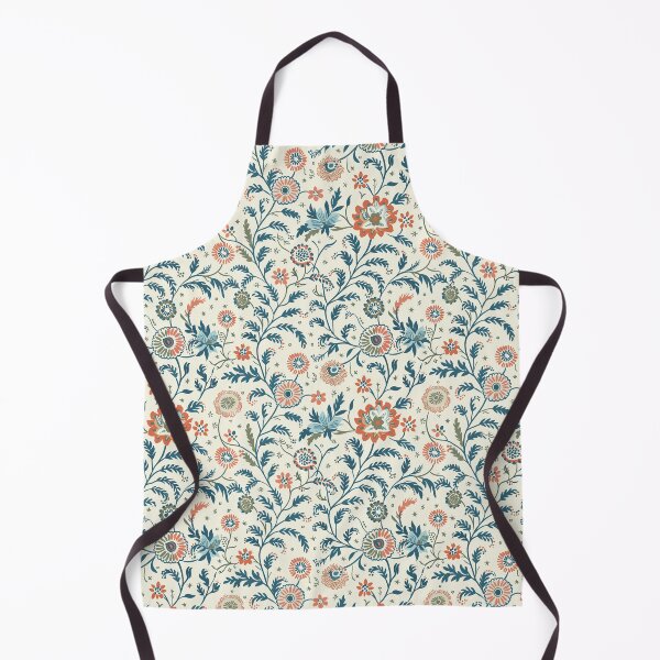 Item preview, Vintage Indian Kalamkari Floral Pattern designed and sold by Hanna Ryan.