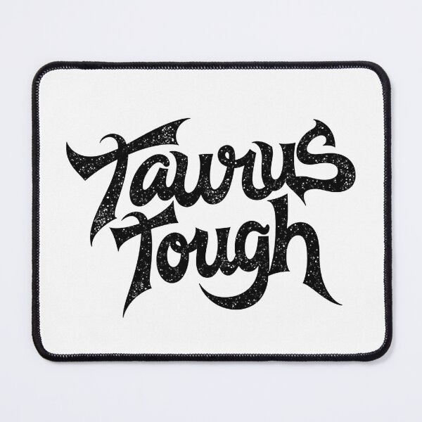 Item preview, Taurus Tough Black Ink Tattoo Lettering Art designed and sold by Qubivibe.