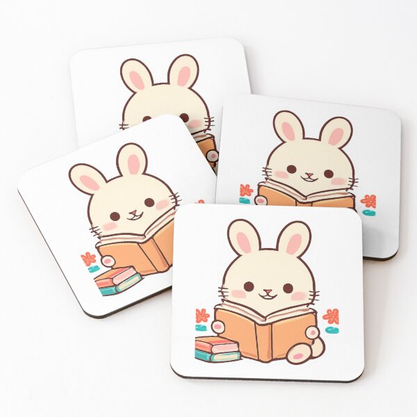 Item preview, Curious Bunny Reader designed and sold by foryouandyours.