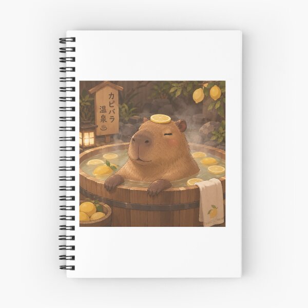 Item preview, Capybara in Lemon Bath Onsen Meme Art designed and sold by SMARTKIT  DESIGNAGENCY.