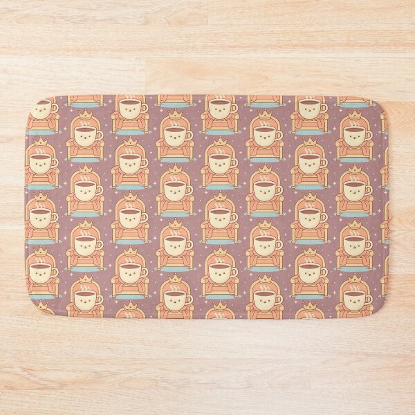 Item preview, Coffee King on the Throne – Cute Royal Coffee Cup Kawaii Design designed and sold by KAM-KAM-STORE.