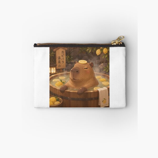 Item preview, Capybara in Lemon Bath Onsen Meme Art designed and sold by SMARTKIT  DESIGNAGENCY.