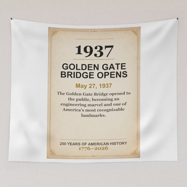 Item preview, America 250 | Golden Gate Bridge Opens | 1937 designed and sold by ariksworld.