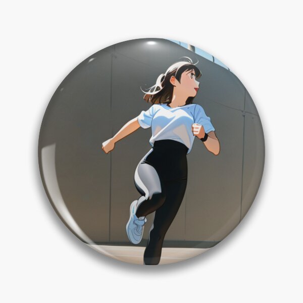 Item preview, Art - Manga-Inspired Athlete, Contemporary Dynamism designed and sold by AnimeShin.