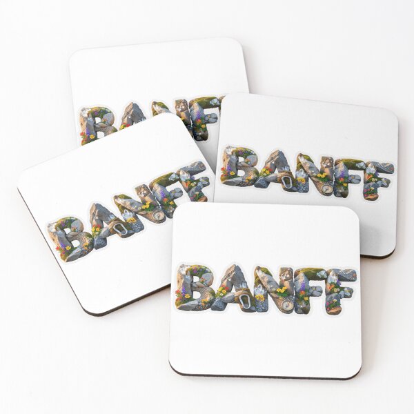 Item preview, Banff Stone Adventure Travel Sticker designed and sold by Imaginarium of Chaos falcon88 .