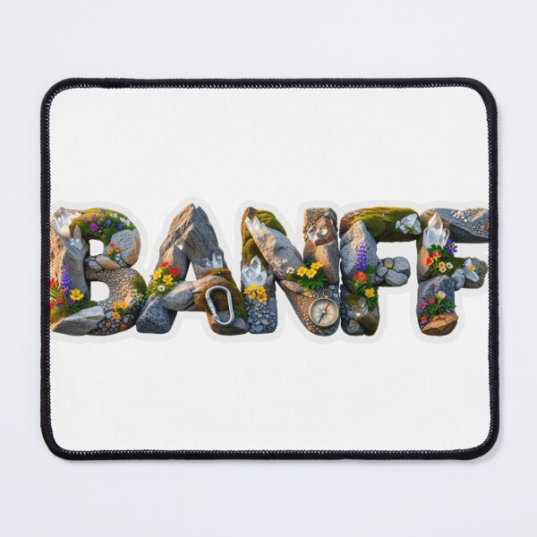 Item preview, Banff Stone Adventure Travel Sticker designed and sold by Imaginarium of Chaos falcon88 .