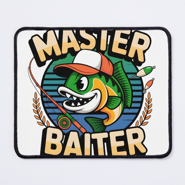Item preview, Master Baiter Funny Fishing Pun designed and sold by suechtmpoa.