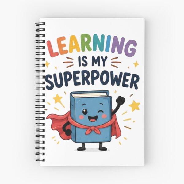 Item preview, Learning Is My Superpower – Cute Superhero Book Back to School Cartoon Design designed and sold by Cartoon art with a purpose ❤️ Supporting Althea’s friends .