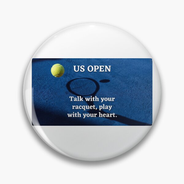 Artikelvorschau, US Open Tennis Zitat entworfen und verkauft von Freedom Line Studio.