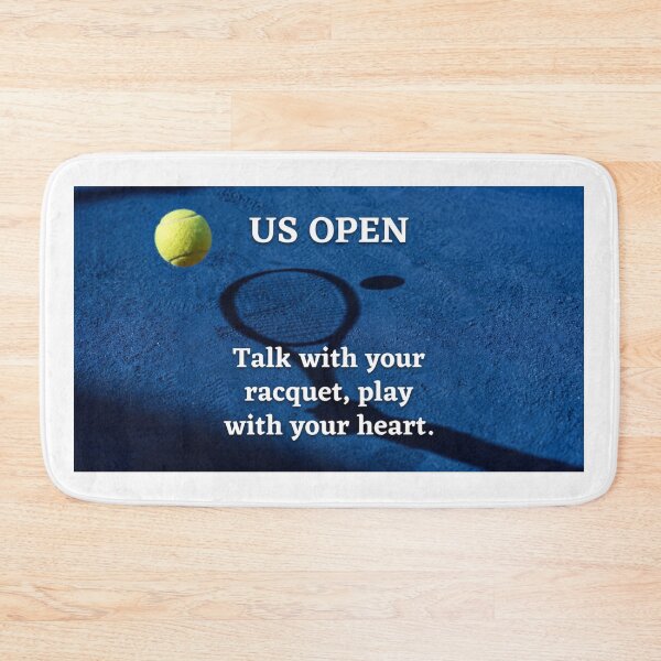 Item preview, US Open Tennis Quote designed and sold by HayaasBoutique.