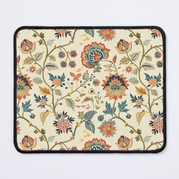 Item preview, Vintage Indian Kalamkari Floral Pattern designed and sold by Hanna Ryan.