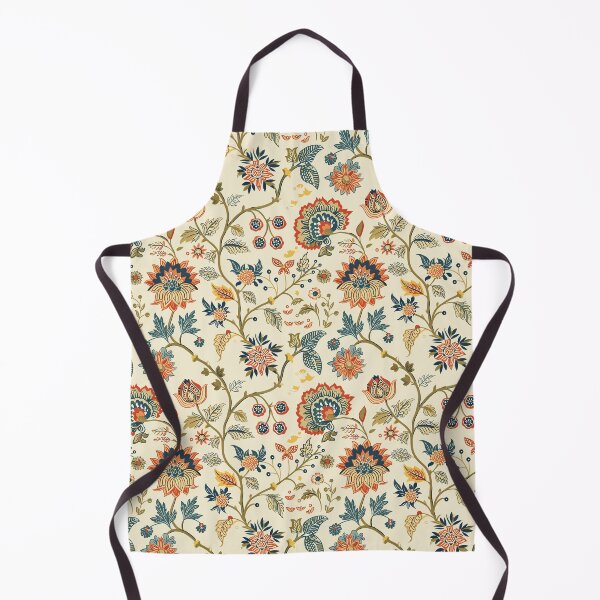 Item preview, Vintage Indian Kalamkari Floral Pattern designed and sold by Hanna Ryan.