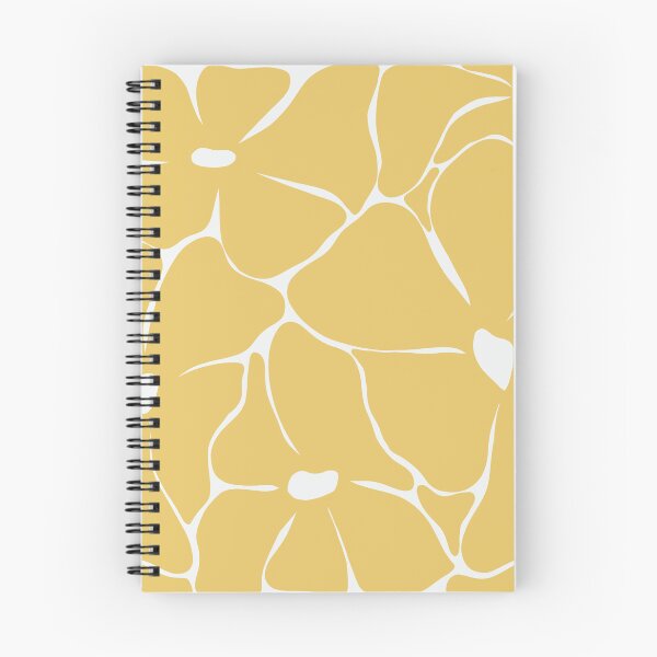 Item preview, Retro Yellow Groovy Floral Seamless Pattern designed and sold by StoriesInGrain.