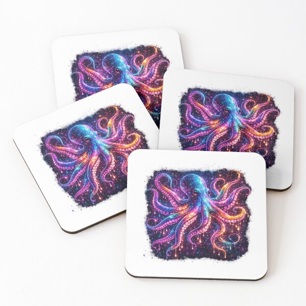 Item preview, Neon Octopus designed and sold by PeterPunkt.