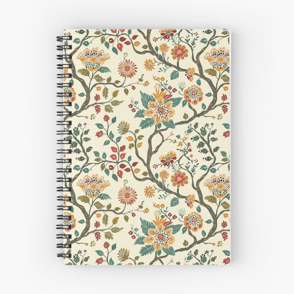 Item preview, Vintage Indian Kalamkari Floral Pattern designed and sold by Hanna Ryan.