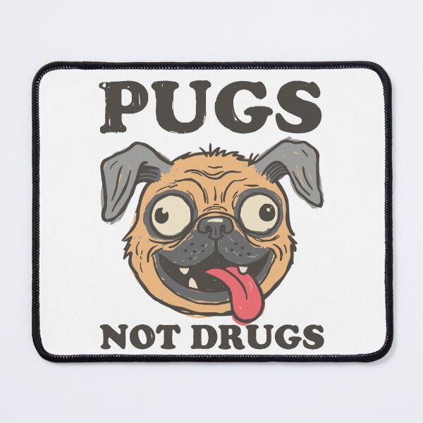 Item preview, Cute Goofy Pugs Not Drugs designed and sold by sXe-art.