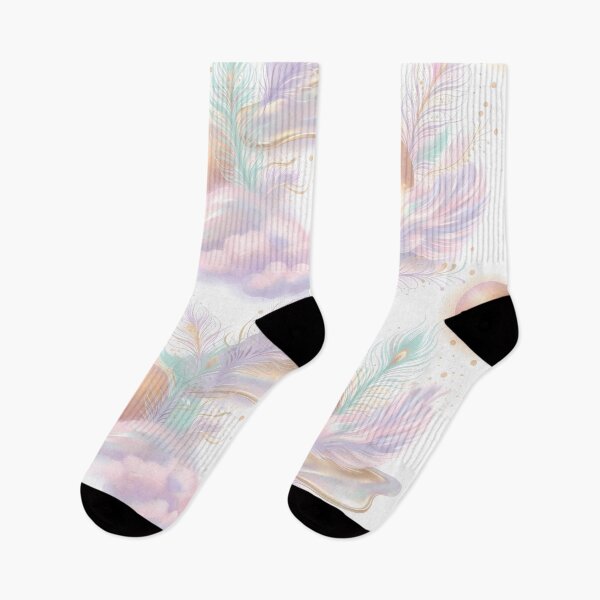 Item preview, Clouds Blue Red Yellow Green Orange White Black designed and sold by ART ATTACK ZONE.