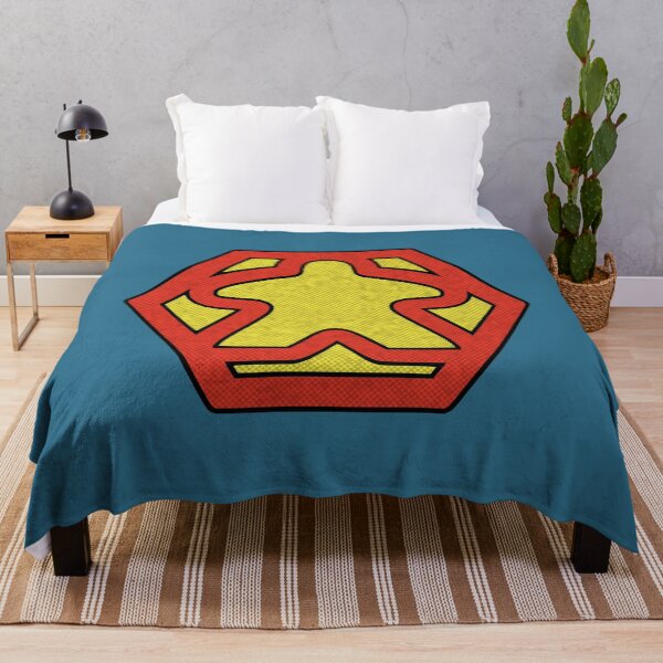 Item preview, Retro Meeple Superhero Logo designed and sold by TackyTime.