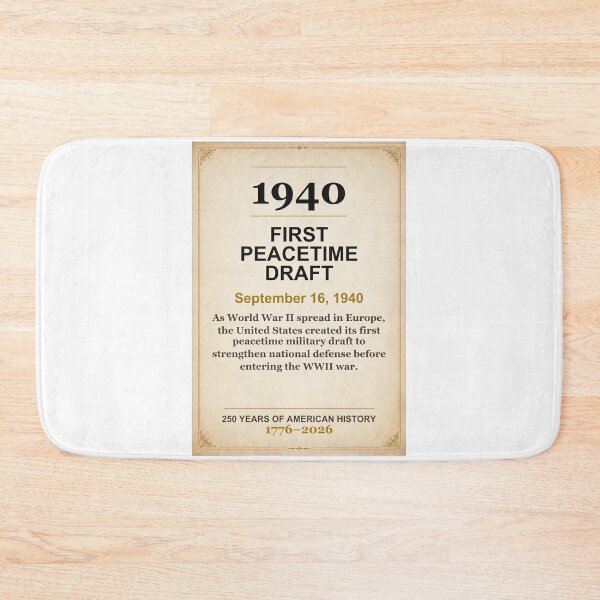 Item preview, America 250 | First Peacetime Draft | 1940 designed and sold by ariksworld.