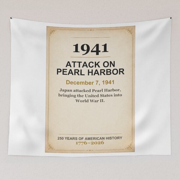 Item preview, America 250 | Attack On Pearl Harbor | 1941 designed and sold by ariksworld.