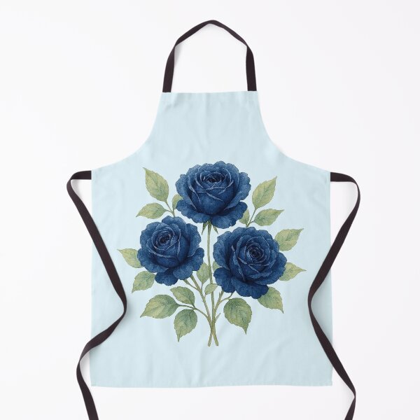 Item preview, Navy Blue Rose Bouquet Floral Illustration designed and sold by SweetLilith.