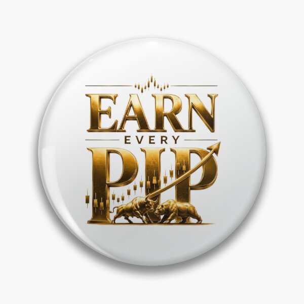 Item preview, Earn Every Pip Forex Trading Motivation Design designed and sold by PipForgeStudio .
