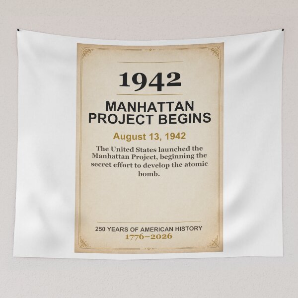 Item preview, America 250 | Manhattan Project Begins | 1942 designed and sold by ariksworld.